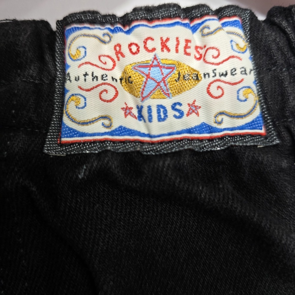 Authentic Rockies Jeanswear Kids Rare Black 12 Vintage Western - Picture 8 of 10